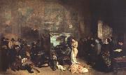 Gustave Courbet The Painter's Studio (mk22) oil painting artist